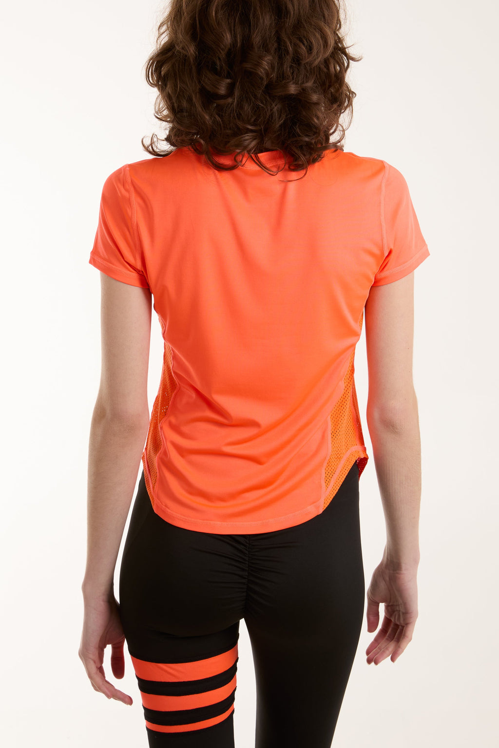 Short Sleeve Activewear Mesh T-Shirt