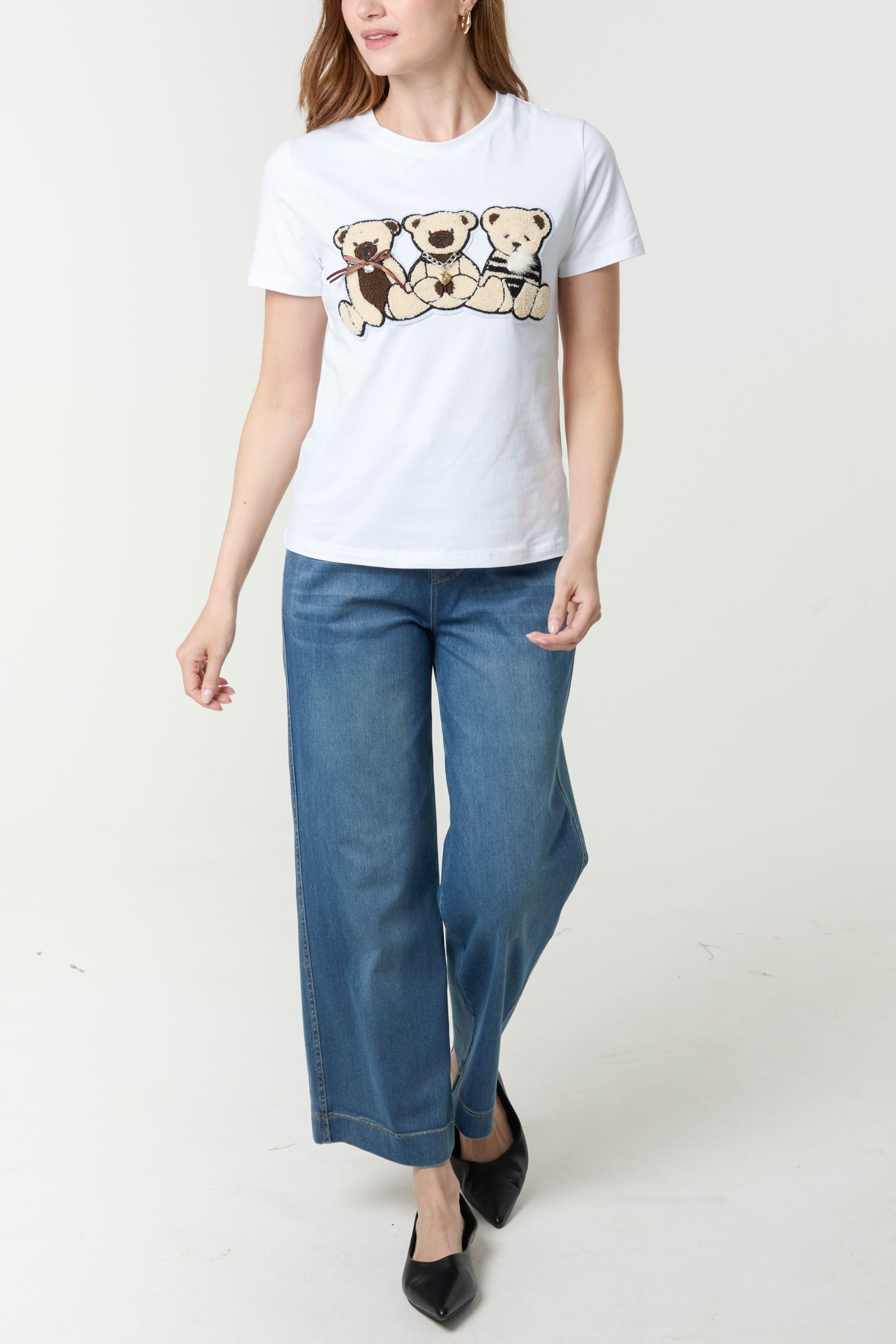 Adorned Three Teddy Bears T-Shirt