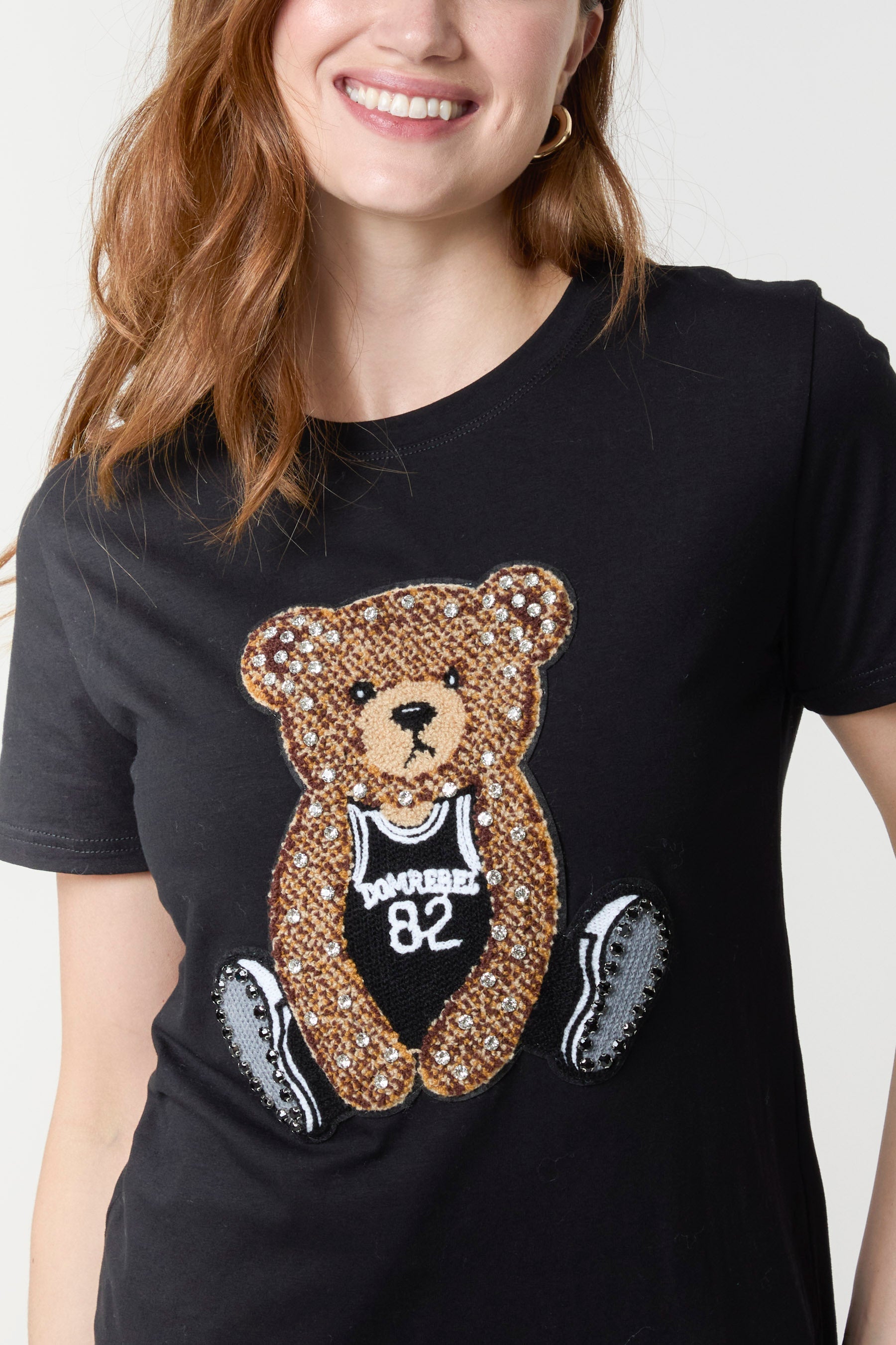 Embellished Teddy Bear T-Shirt